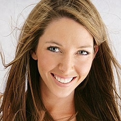 St. Louis Ultherapy model with long, flowing hair.