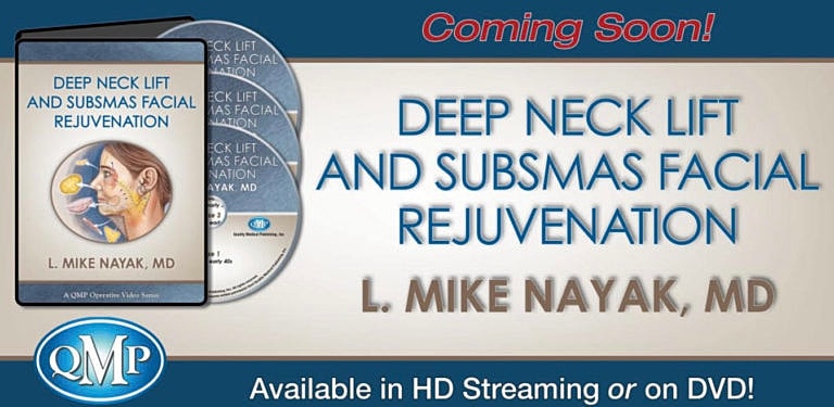 Deep neck lift and facial rejuvenation DVD cover