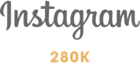 Instagram followers count graphic 280K