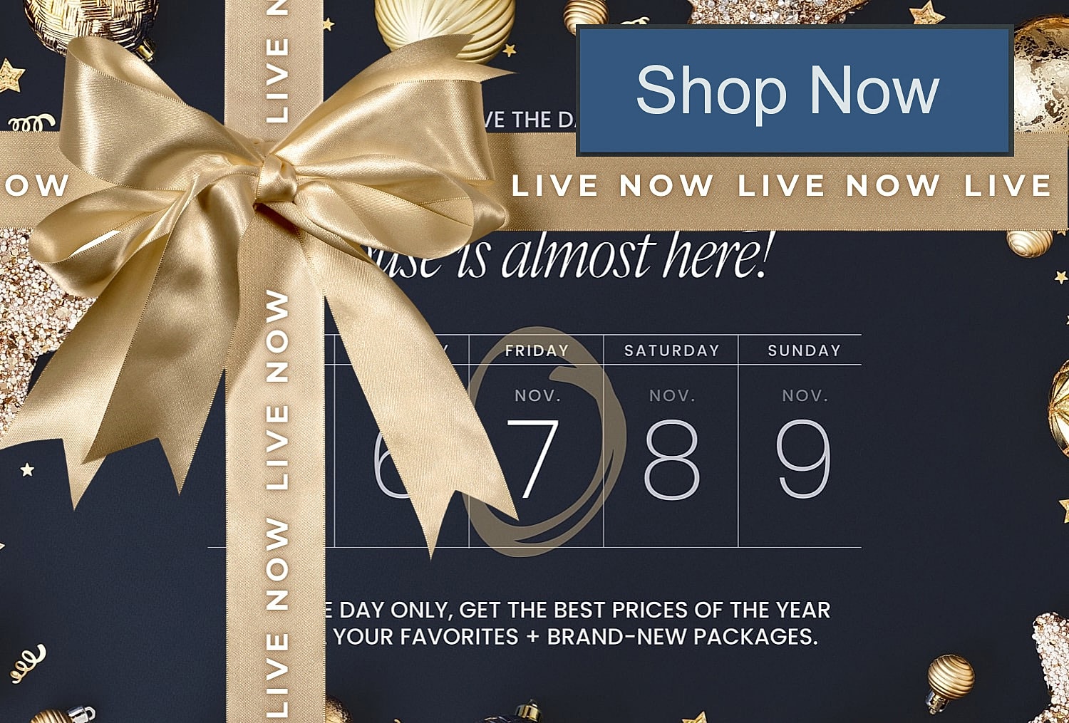 Annual virtual open house date announcement.